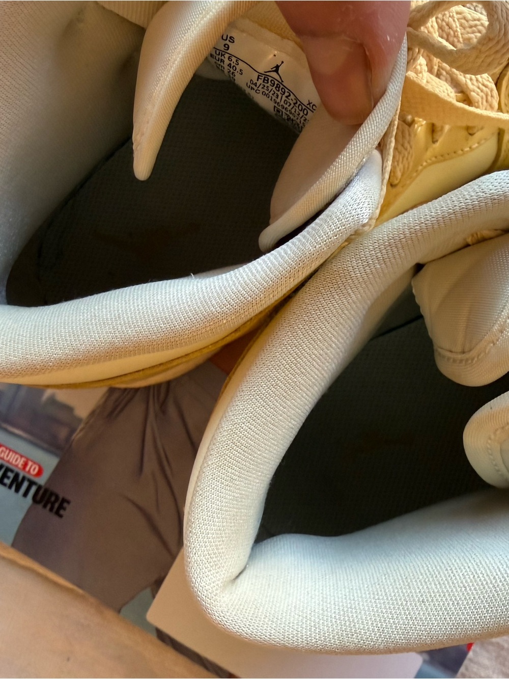 Nike Air Jordan 1 Mid – Cream & Metallic Gold - Picture 5 of 13